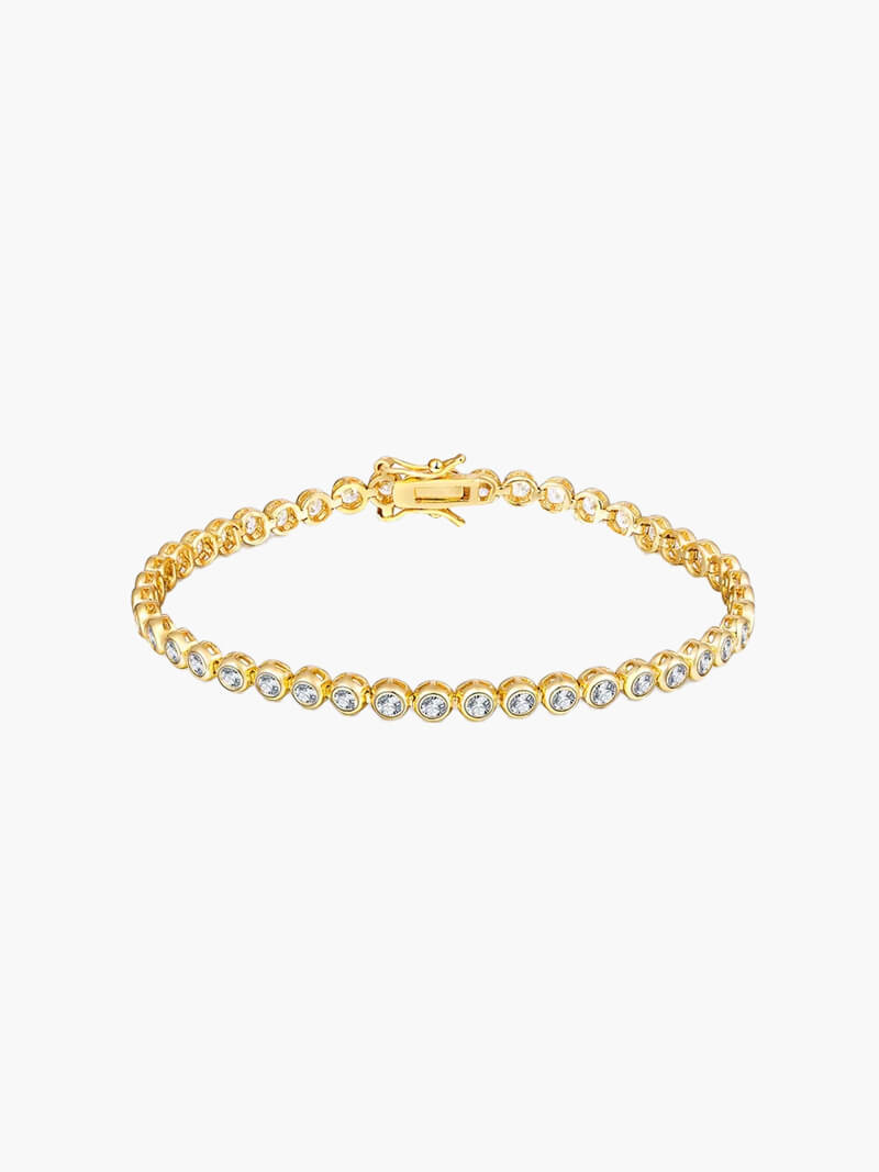 Pulsera de Tenis con Bezel Alba