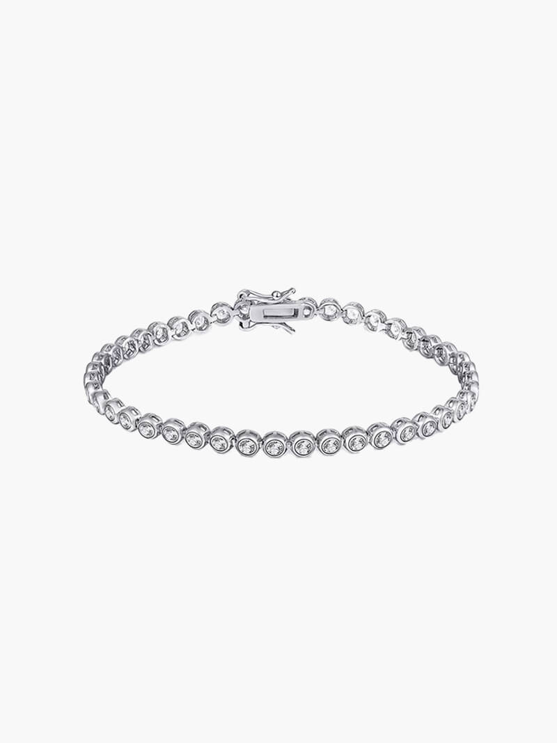 Pulsera de Tenis con Bezel Alba