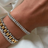 Pulsera de Tenis Baguette AUREIA